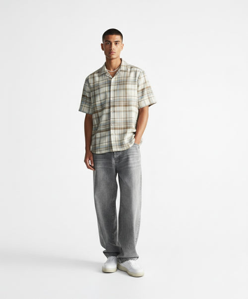 Desert Plaid Flannel Shirt