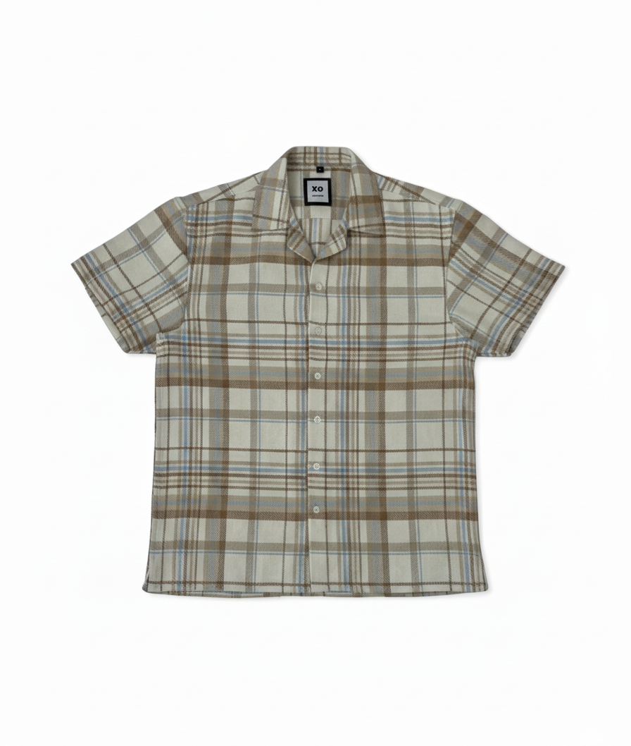 Desert Plaid Flannel Shirt