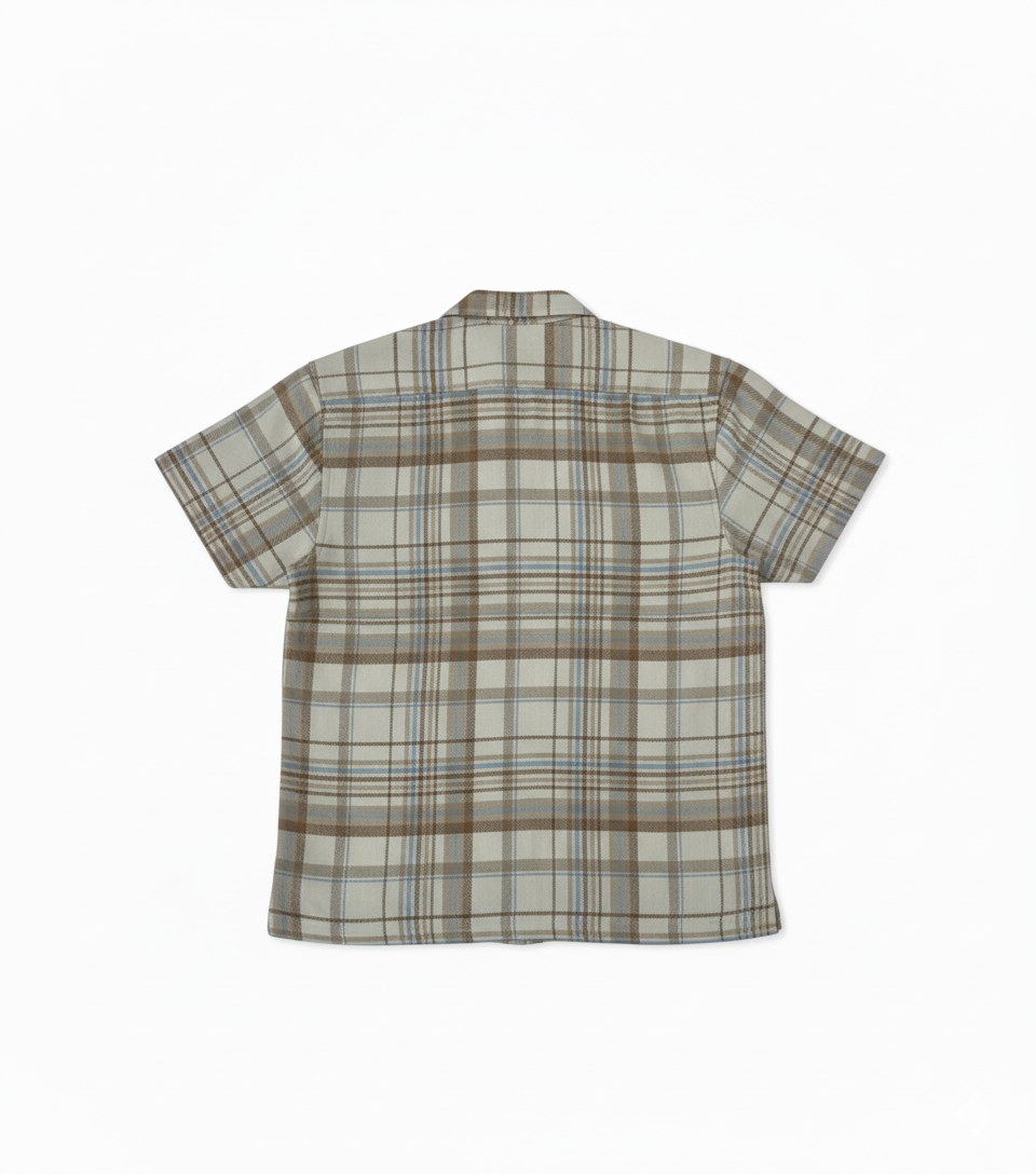 Desert Plaid Flannel Shirt