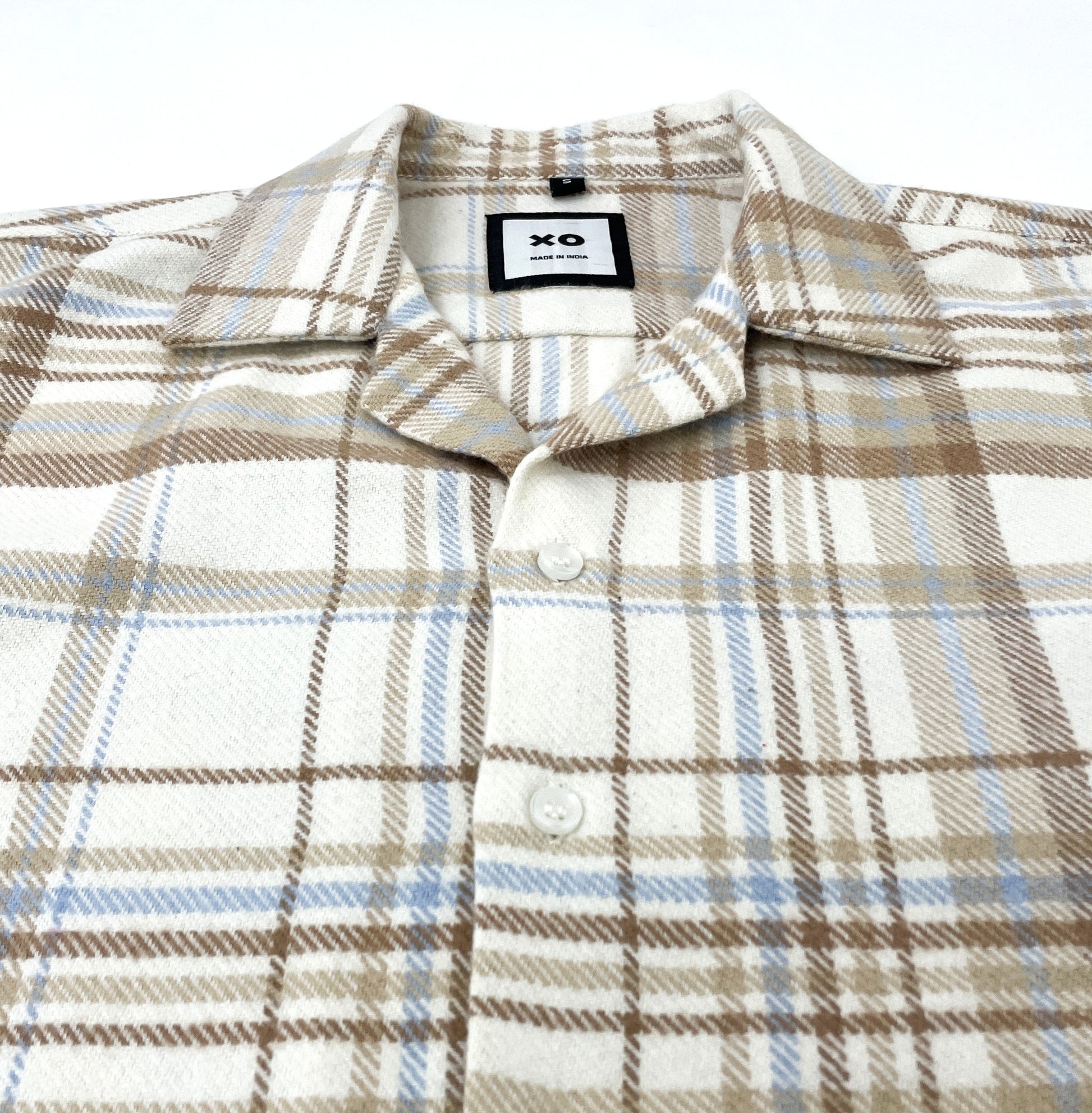 Desert Plaid Flannel Shirt