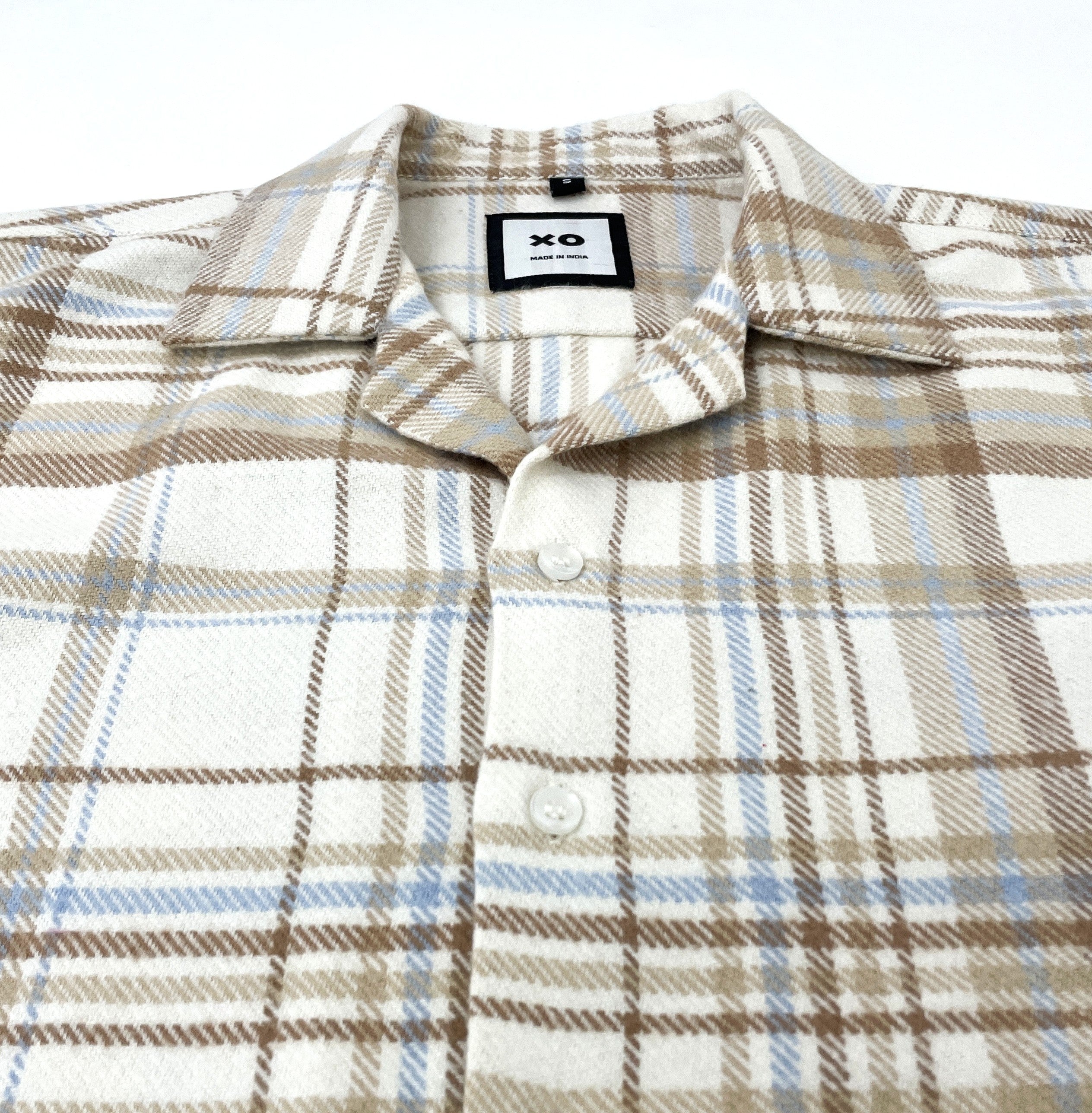 Desert Plaid Flannel Shirt