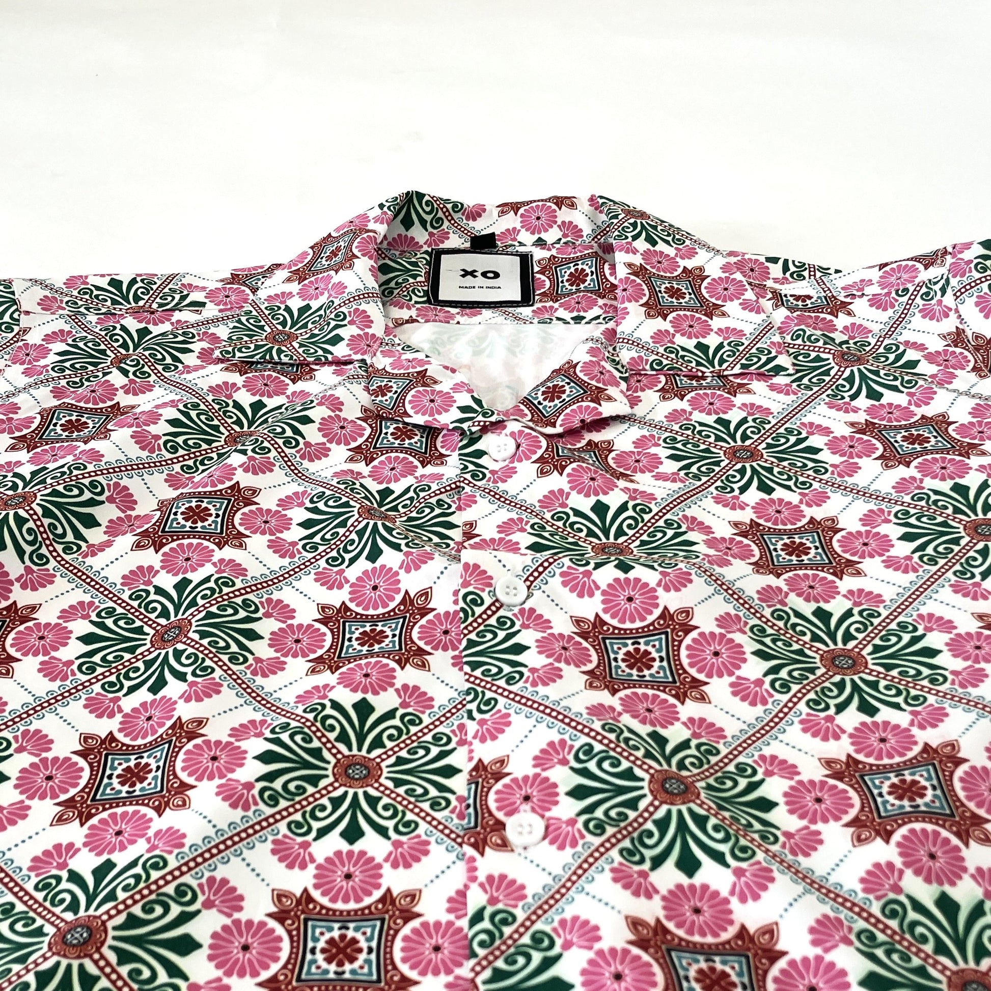 Mediterranean Tile Print Shirt