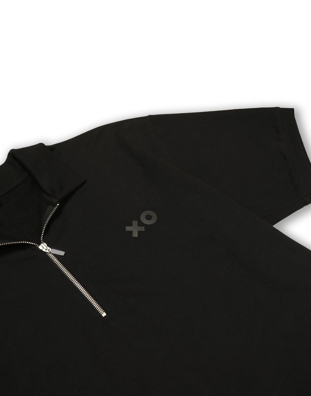 Black Zipper Tee