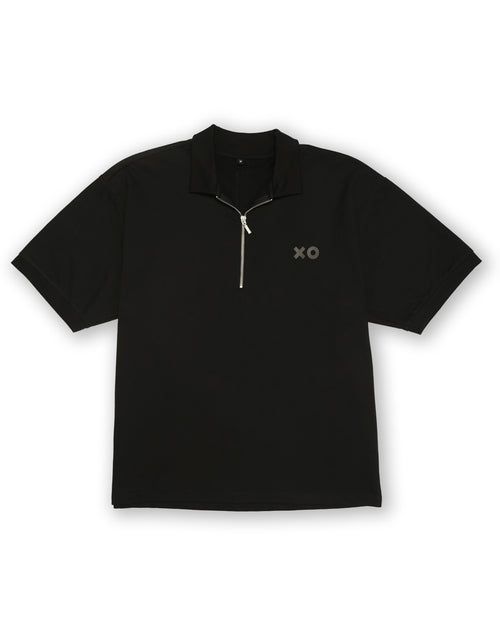 Black Zipper Tee
