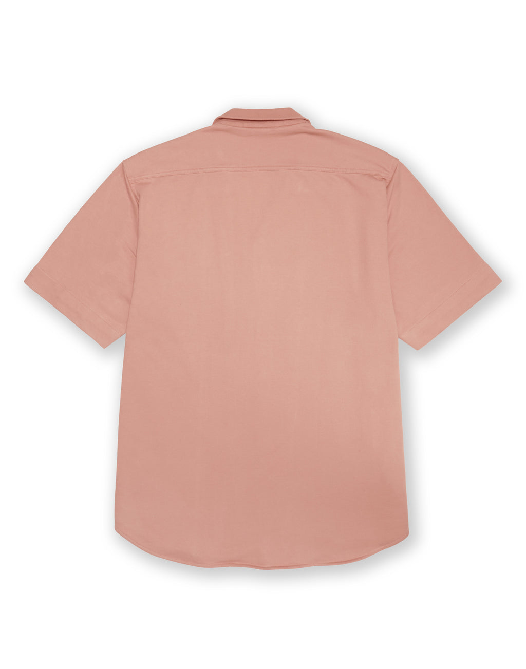 Peach Knitted Bowling Shirt